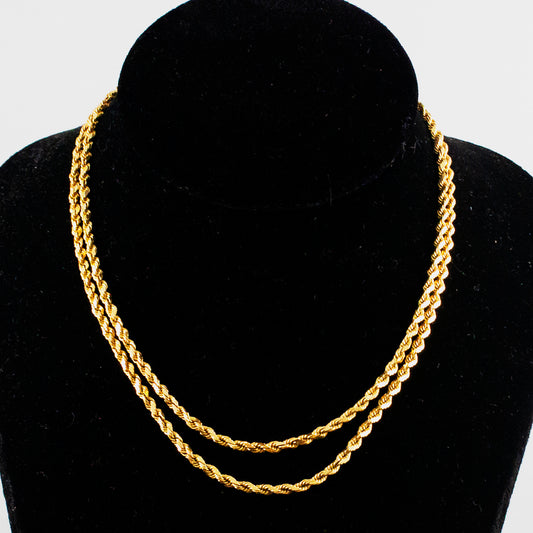 14K Gold Twisted Chain