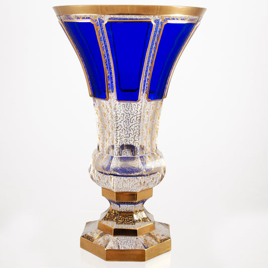 Moser Cut Glass Vase