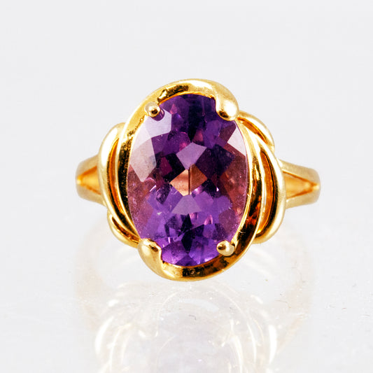 14k Amethyst Ring