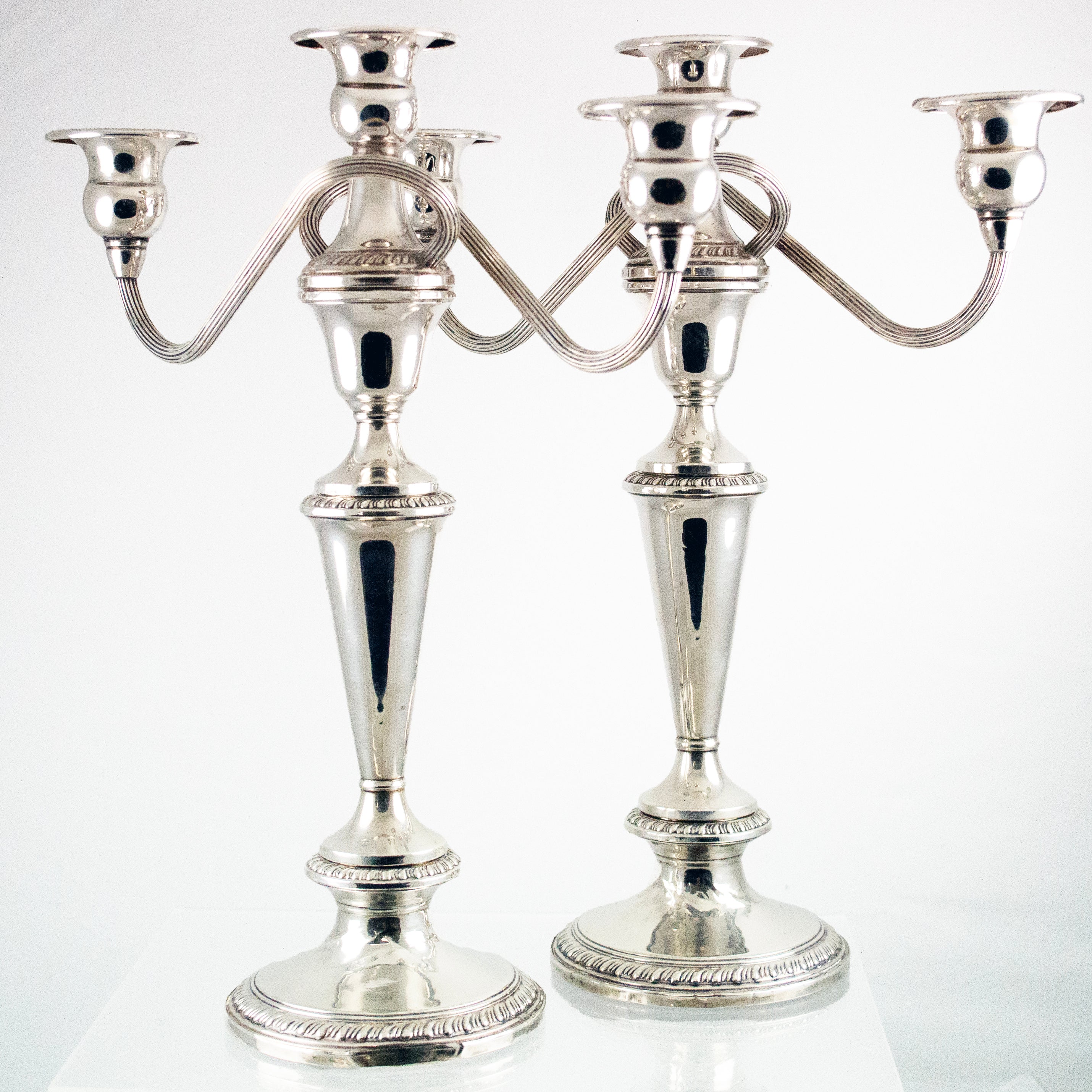 Vintage Crown Sterling Candelabras