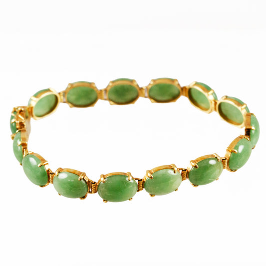 Jade 14k Bracelet