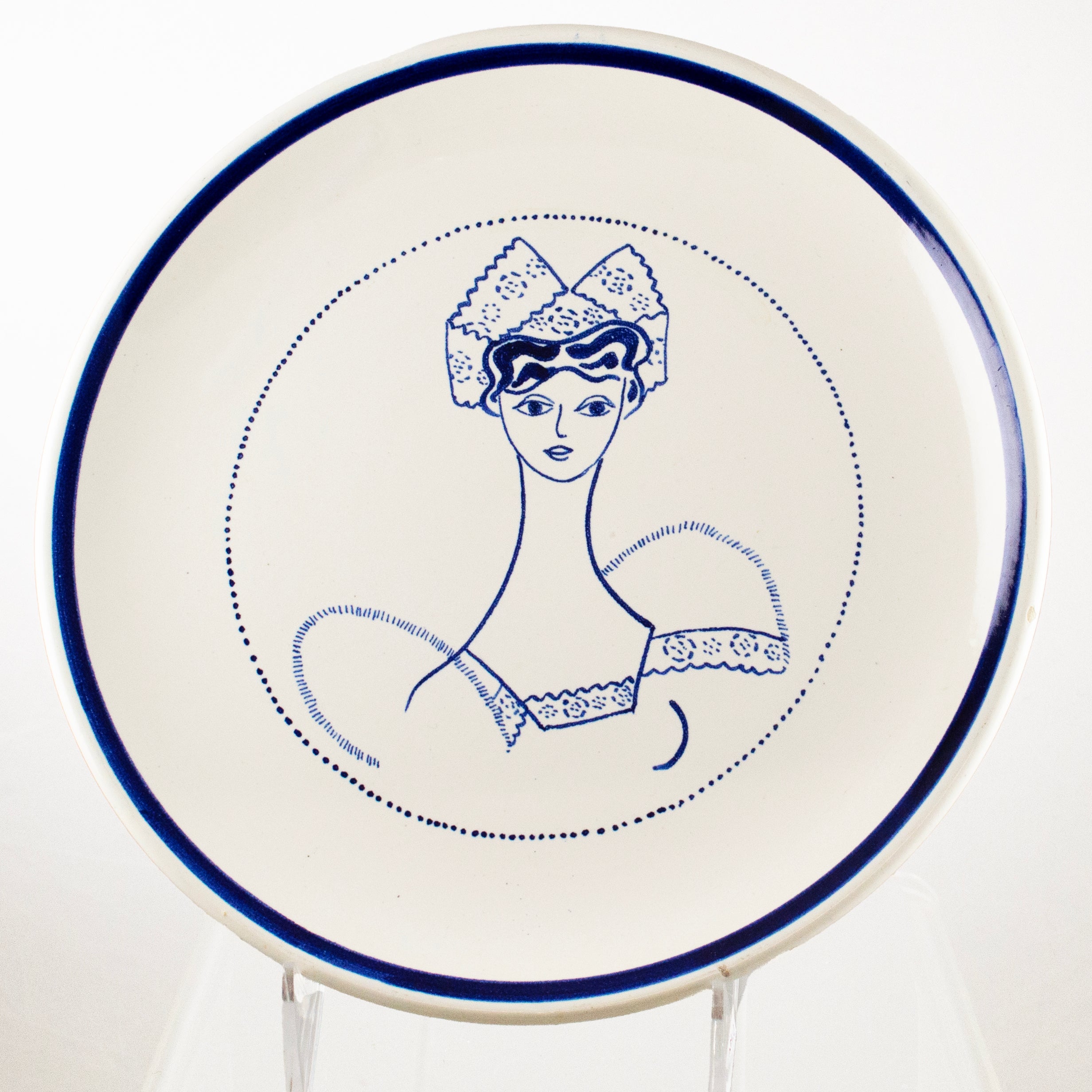 French Mid-Century Plates